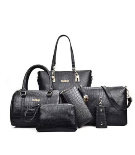 Fashion Women's Outdoor Casual Three Piece Leather Handbag Messenger Bag