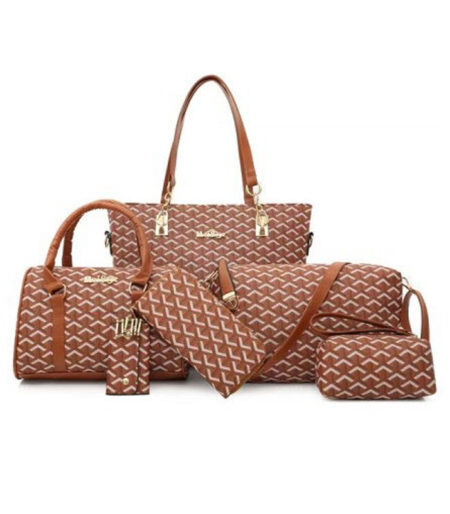 Fashion Women's Outdoor Casual Three Piece Leather Handbag Messenger Bag