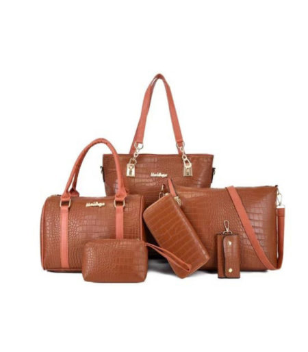 Fashion Women's Outdoor Casual Three Piece Leather Handbag Messenger Bag