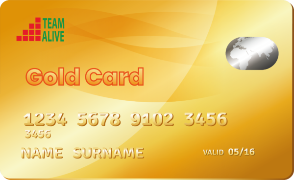 mebership card gold